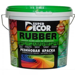 Резиновая краска SUPER DECOR №05 Алые паруса, 3 кг 4630024700455