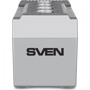 Стабилизатор SVEN VR-F1000 (≤320Вт, Вх.184-285V,4 × CEE7/4 (2*AVR, 2*сетевой фильтр) серебро SV-018818