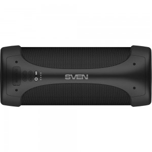 Портативная колонка SVEN АС PS-370 черная, 40 Вт, Waterproof (IPx5), TWS, Bluetooth, FM, USB, microSD, 3600 мА*ч SV-020408