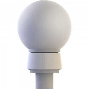 Светильник SVET НБП 01-60-004 У3, прямое, белое, с креплением под опору, шар - пластик SV0103-00170