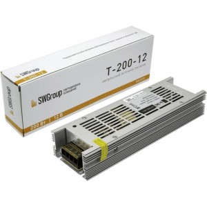 Компактный узкий блок питания SWG 200W, 12V, T-200-12 00000000532