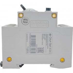 Автоматический выключатель дифференциального тока Systeme Electric City9 set АВДТ 1p+n с 10а 4.5ka 30мА тип-aс 230В C9D34610