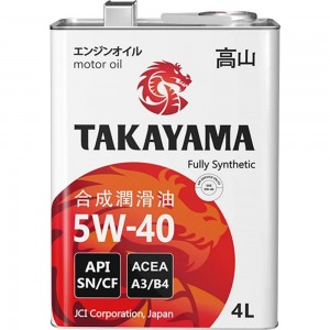 Трансмиссионное масло TAKAYAMA SAE 75W-90, API GL-5, 1 л 605592