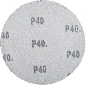 Круг абразивный без отверстия Velcro (5 шт; 125 мм; зерно 40) Targ 663101