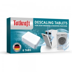 Таблетки для посудомоечной и стиральной машины Tatkraft от накипи, 6 шт 12776
