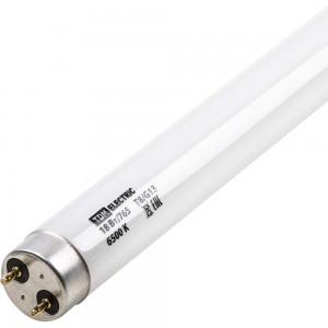 Люминесцентная линейная двухцокольная лампа TDM ЛДХ-18Вт/765 T8/G13 6500 К SQ0355-0027