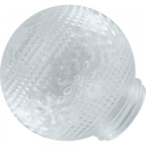 Рассеиватель шар-стекло прозрачный TDM 62-010-А 85 Цветочек SQ0321-0010