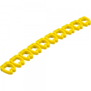Наборный маркер TDM символ N желтый 6 мм2 100 шт. SQ0534-0056