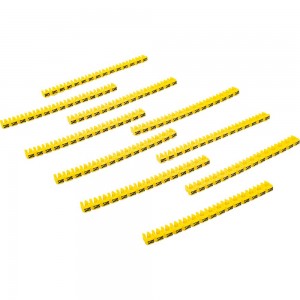 Наборный маркер TDM символ N желтый 2,5 мм2 150 шт. SQ0534-0026