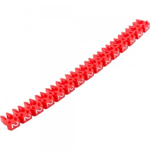 Наборный маркер TDM символ 2 красный 1,5 мм2 150 шт. SQ0534-0003