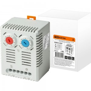 Сдвоенный термостат TDM NO/NC, охлаждение/обогрев, 10/5A, 230В, от 0 до +60 градусов C SQ0832-0029