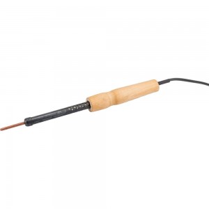 Паяльник TDM ЭПЦН-25, деревянная ручка, мощность 25 Вт, 230 В, подставка в комплекте, Рубин SQ1025-0501