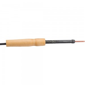 Паяльник TDM ЭПЦН-25, деревянная ручка, мощность 25 Вт, 230 В, подставка в комплекте, Рубин SQ1025-0501