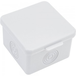 Распаячная коробка TDM ОП 65x65x50мм, крышка, IP54, 4вх., без гермовводов, инд. штрихкод SQ1401-0821