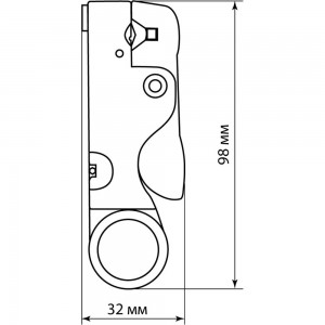 Клещи TDM КЗ-К, зачистка коаксиального кабеля RG-58/59/6/SAT, регулируемые ножи, «МастерЭлектрик» SQ1003-0203