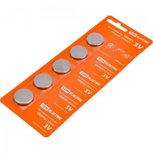 Элемент питания TDM CR2032 Lithium 3V BP-5 SQ1702-0029