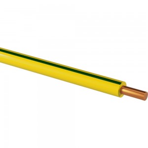 Провод ПуВ TDM 1x2,5 ГОСТ (100м), желто-зеленый SQ0124-1333