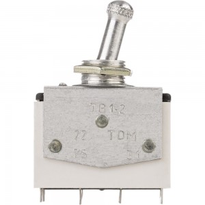 Выключатель-тумблер TDM тв1-2 2p 250 в 5 а (8c) on-off с фиксацией (2з+2р) SQ0747-0401