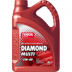 Моторное масло diamond multi 5w-40, 4л TEBOIL 3455081