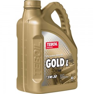 Моторное масло TEBOIL Gold L 5w-30, 4 л 3453935