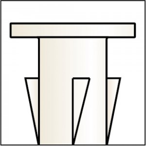 Фасадный дюбель с шурупом Tecfi шлиц TORX, прессшайба 10x80 4 шт 147656