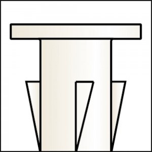 Фасадный дюбель с шурупом Tecfi шлиц TORX, прессшайба 10x160 4 шт 147660