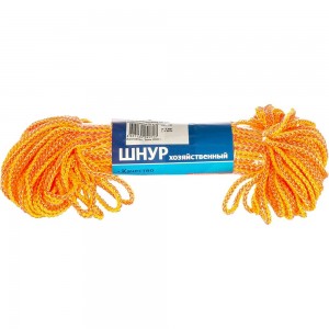 Вязано-плетенный шнур (ПП, 3 мм, хозяйственный, цветной, 50 м) Tech-Krep 139925