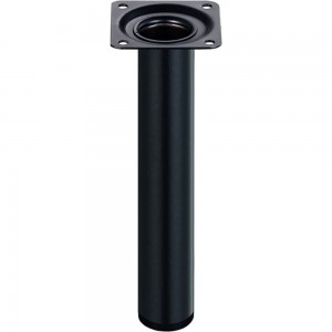 Ножка Tech-Krep металл, круглая, нерегулируемая, D30x200 мм, черная - накл. 152185