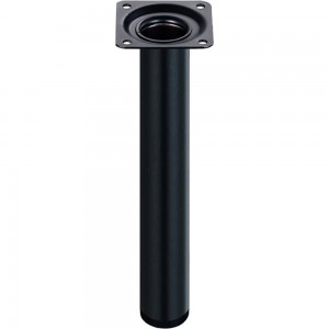 Ножка Tech-Krep металл, круглая, нерегулируемая, D30x250 мм, черная - накл. 152142