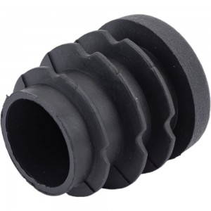 Внутренняя заглушка для трубы Tech-Krep D25 мм, черный пластик, 4 шт. пакет 150038