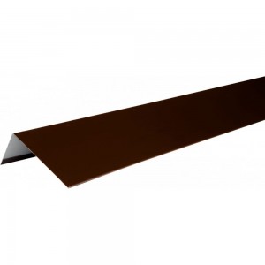 Металлический оконный наличник Технониколь HAUBERK (полиэстер; RAL 8017 коричневый; 1 шт) TN569213
