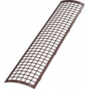 Защитная ПВХ решетка желоба Технониколь 0.6 м, коричневая TN386162