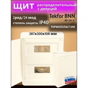 Пластиковый распределительный щит Tekfor BNN 40-24-1 01-01-045