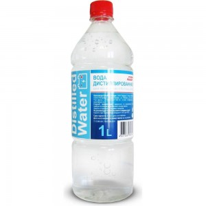 Вода дистиллированная Distilled water 1 л ПЭТ бутылка tekom 4607066980343