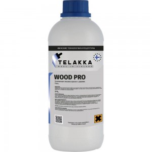 Усиленная смывка для краски с дерева Telakka WOOD PRO 1 кг 4631160698927
