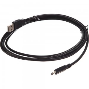 Кабель Telecom USB 2.0 A--mini-B 5P 1,8м, чёрный TC6911BK-1.8M