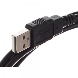 Кабель Telecom USB 2.0 A--mini-B 5P 1,8м, чёрный TC6911BK-1.8M