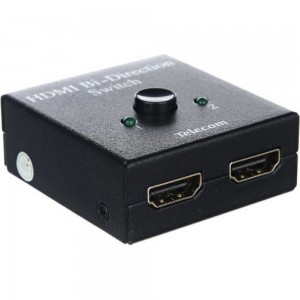 Разветвитель HDMI Telecom 2-1, переключатель HDMI 1--2, двунаправленный TTS5015
