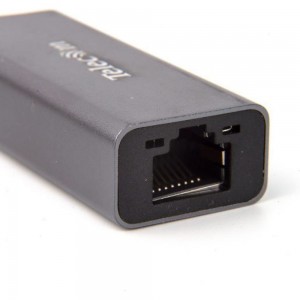 Кабель-переходник Telecom USB 3.1 Type-C - RJ-45, 1000Mbps Ethernet, Aluminum Shell, 0.15м TU320M