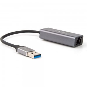 Кабель-переходник Telecom USB 3.0 /Am - LAN RJ-45 Ethernet 1000 Mbps, Aluminum Shell TU312M