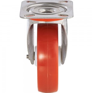 Колесо поворотное с подшипником скольжения (80х30 мм; 120 кг; полиуретан/полиамид) Tellure Rota 604201