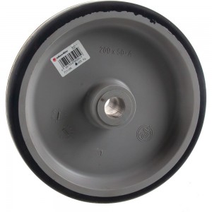 Колесо с подшипником скольжения (200х50х20 мм; 225 кг; термопластичная резина/полипропилен) Tellure Rota 711106