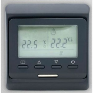Терморегулятор для тёплого пола ТеплоСофт электронный E51.716 черный 51716/черный