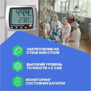 Термогигрометр Testo 608-H2 00000002424