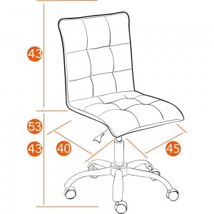 Кресло TetChair ZERO кожзам черный 36-6 12250