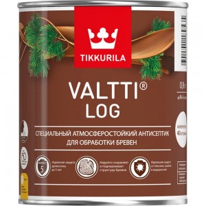 Антисептик для дерева TIKKURILA Валтти Log сосна, 0.9 л 51994