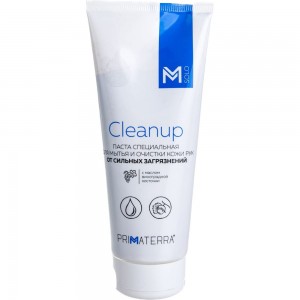 Паста для очистки кожи рук от сильных загрязнений TM Primaterra M Solo CleanUp туба 200 мл 9001
