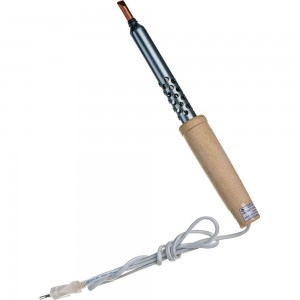 Электрический паяльник Точно-прочно 80W деревянная ручка 4265