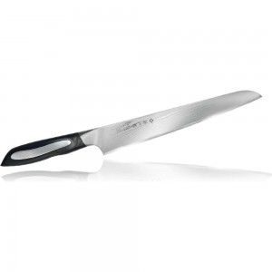 Кухонный нож для нарезки семги TOJIRO flash, длина лезвия 240 мм, сталь vg10, 63 слоя, рукоять микарта FF-SL240
