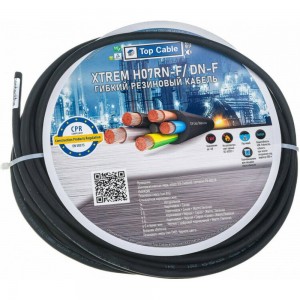 Силовой гибкий кабель Top Cable XTREM H07RN-F 7х1,5 20 метров 3007001MR20RU